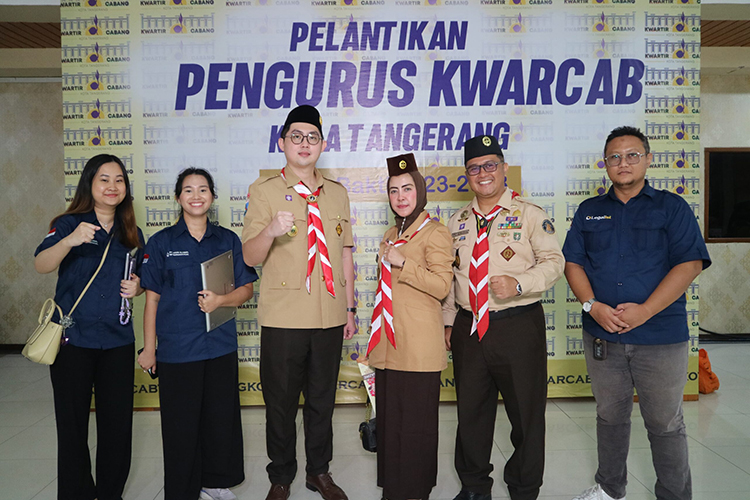 Bobby Danniswara Winata,S.Tr.Par.ATCL Dilantik Menjadi Pengurus Kwarcab Kota Tangerang Periode 2023-2028